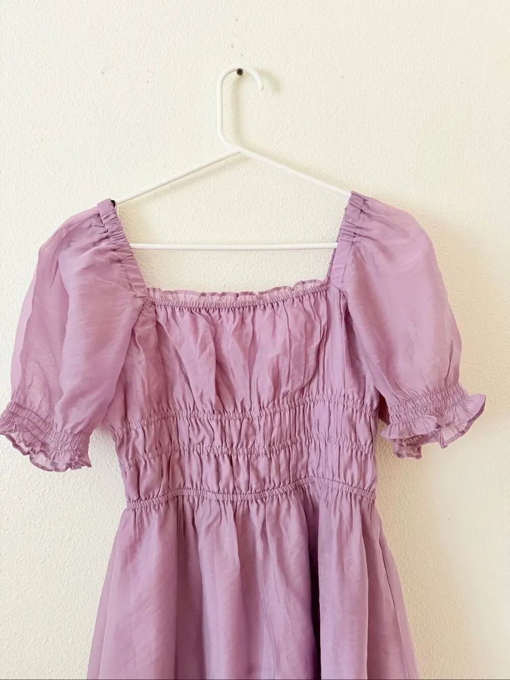 H&M SMOCK-DETAIL DRESS size Small - Picture 7 of 8